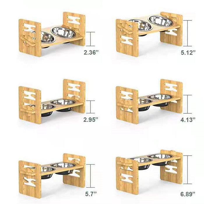 Faltbarer Doppel-Napf aus Edelstahl für Hunde – Bild 3 | LuxeStyle