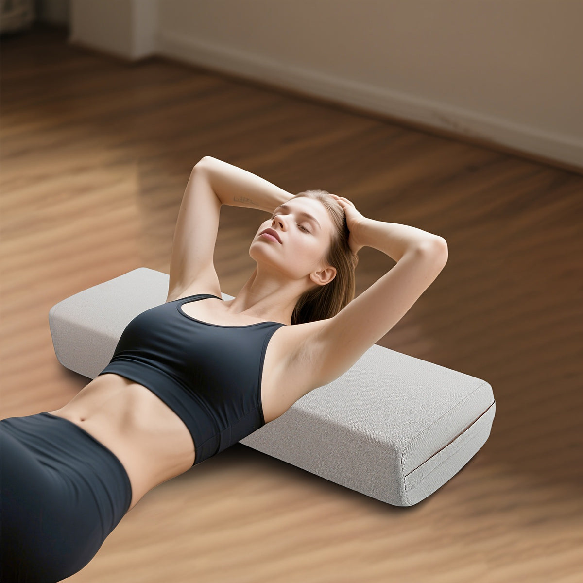Yoga-Kissen mit Griff aus atmungsaktivem Stoff – Bild 6 | LuxeStyle