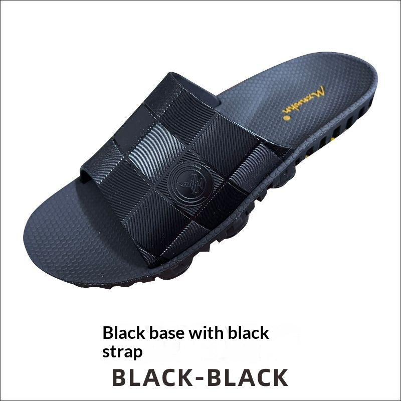 Herren Freizeit-Slipper mit rutschfester Gummisohle