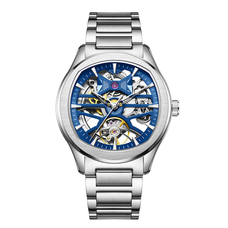 Skelett-Herrenuhr mit mechanischem Werk