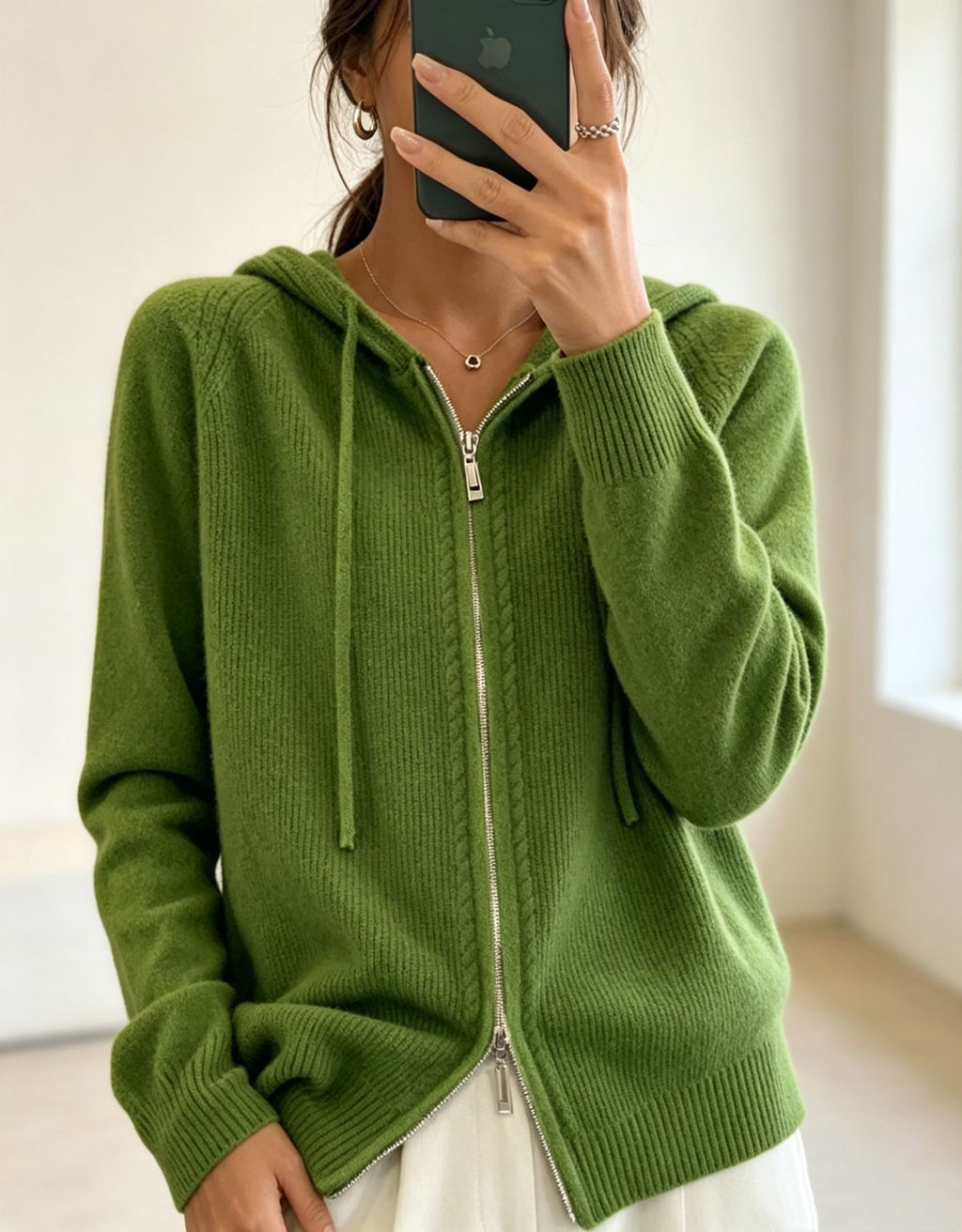 Cardigan aus Kunstwolle