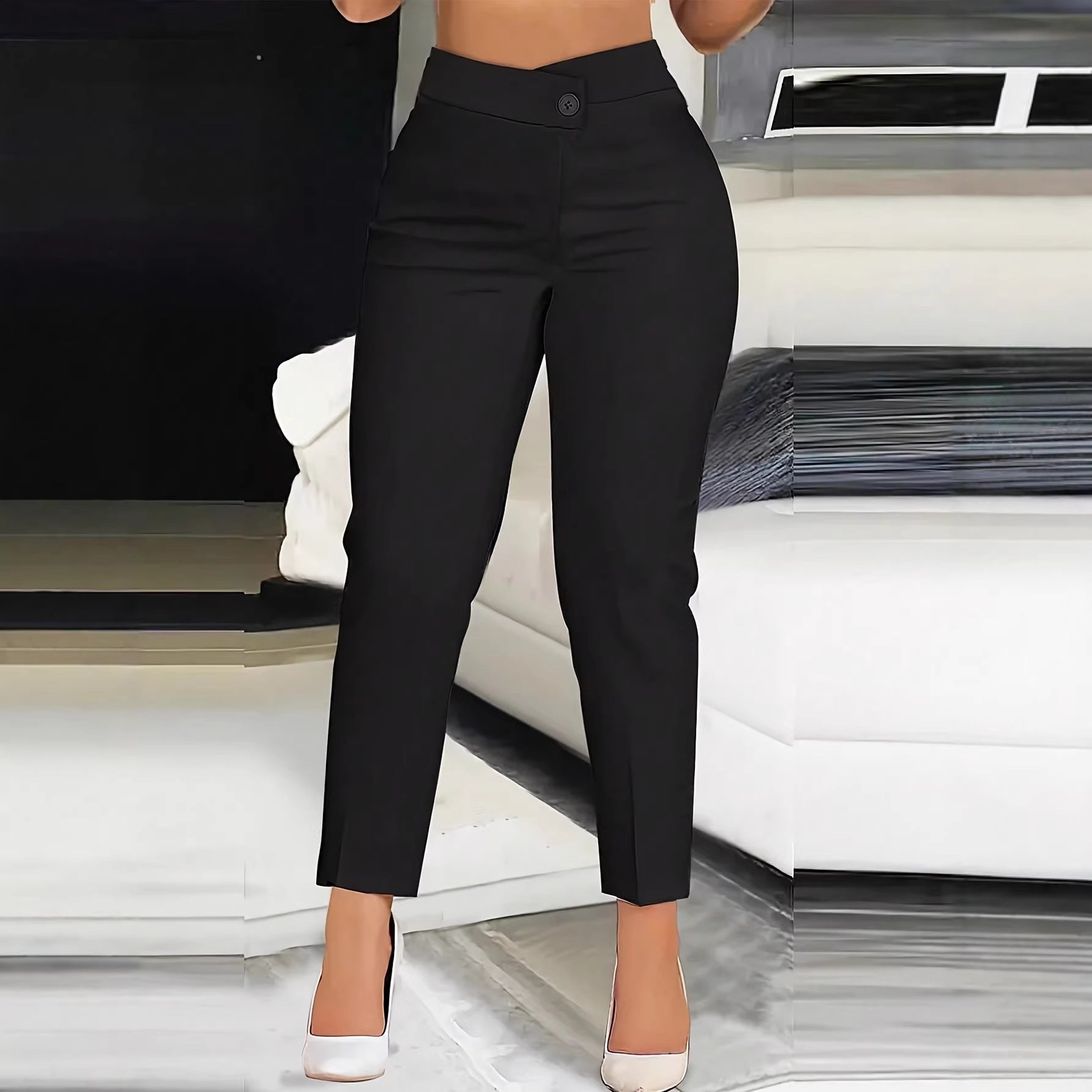 Drapey Slimming Cropped Hose