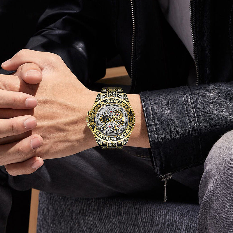 Neu und elegante Herren-Automatic Uhren mit Vintage-Design