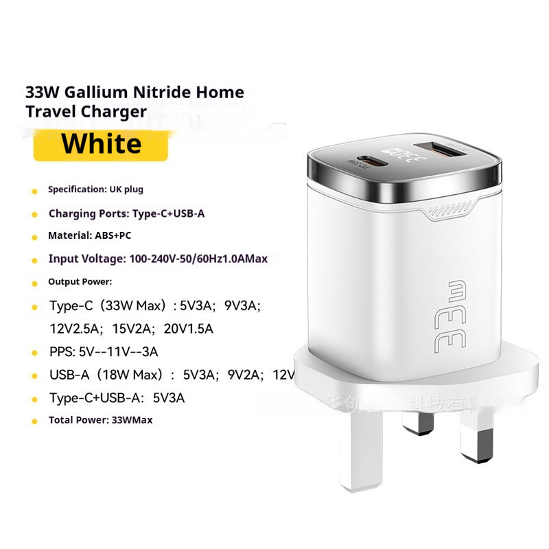 20W Reise-Ladegerät mit USB-A & USB-C