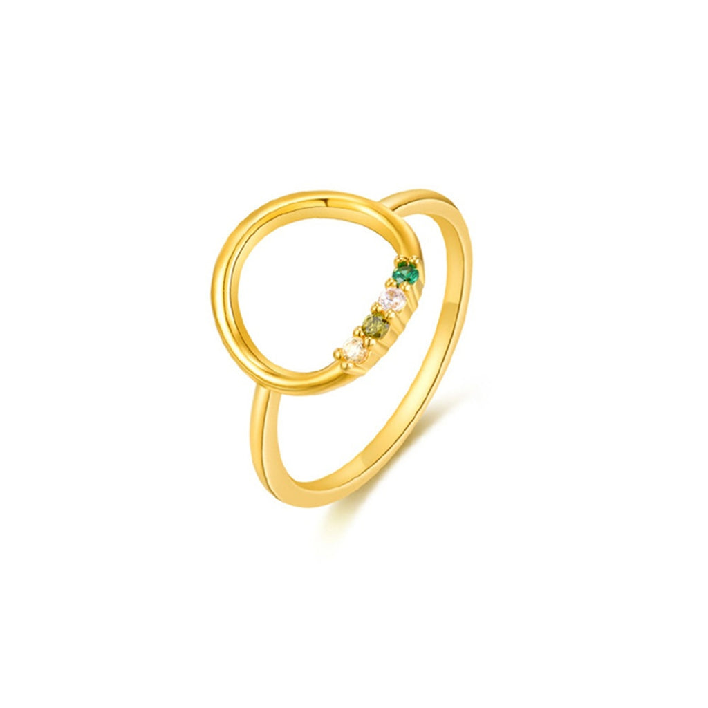 Kupferring mit Zirkonia und unregelmässiger Form – Bild 6 | LuxeStyle