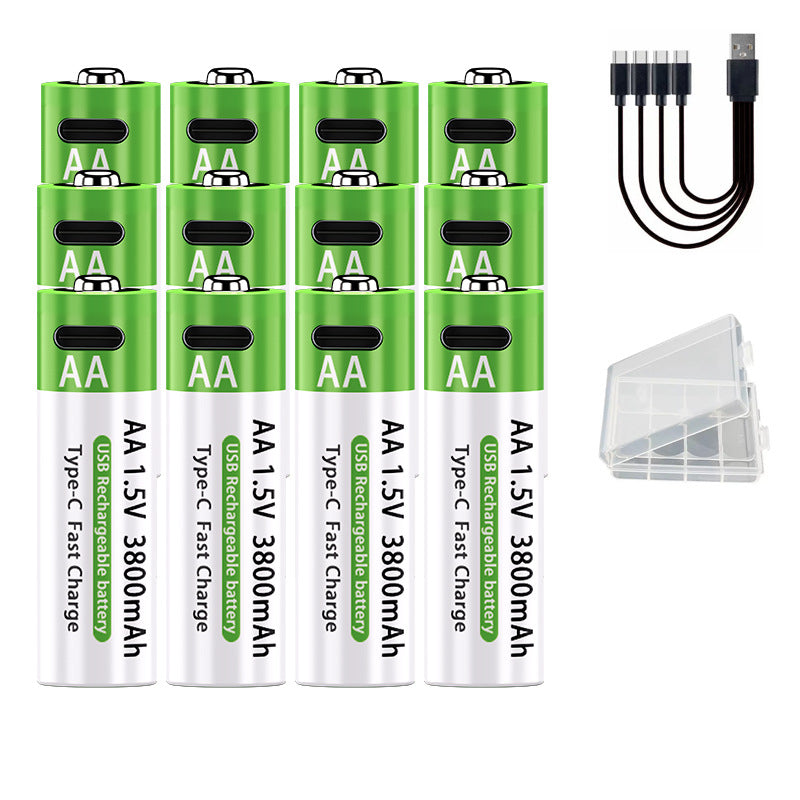 AA Lithium-Akku, 1.5V, USB-C, 3800mWh