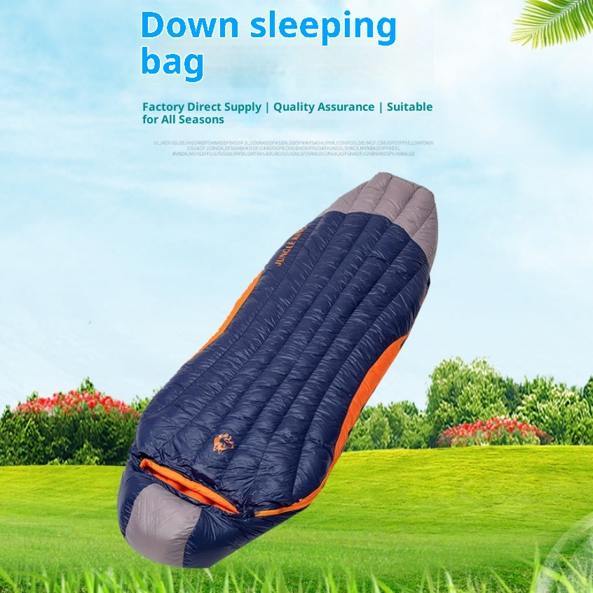 Daunenschlafsack für Outdoor-Camping – Bild 6 | LuxeStyle