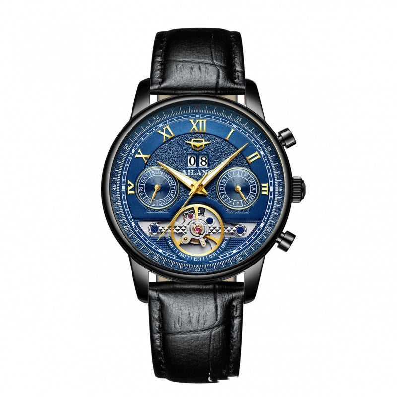 Automatische Mechanische Herrenuhr Sun Moon Stars