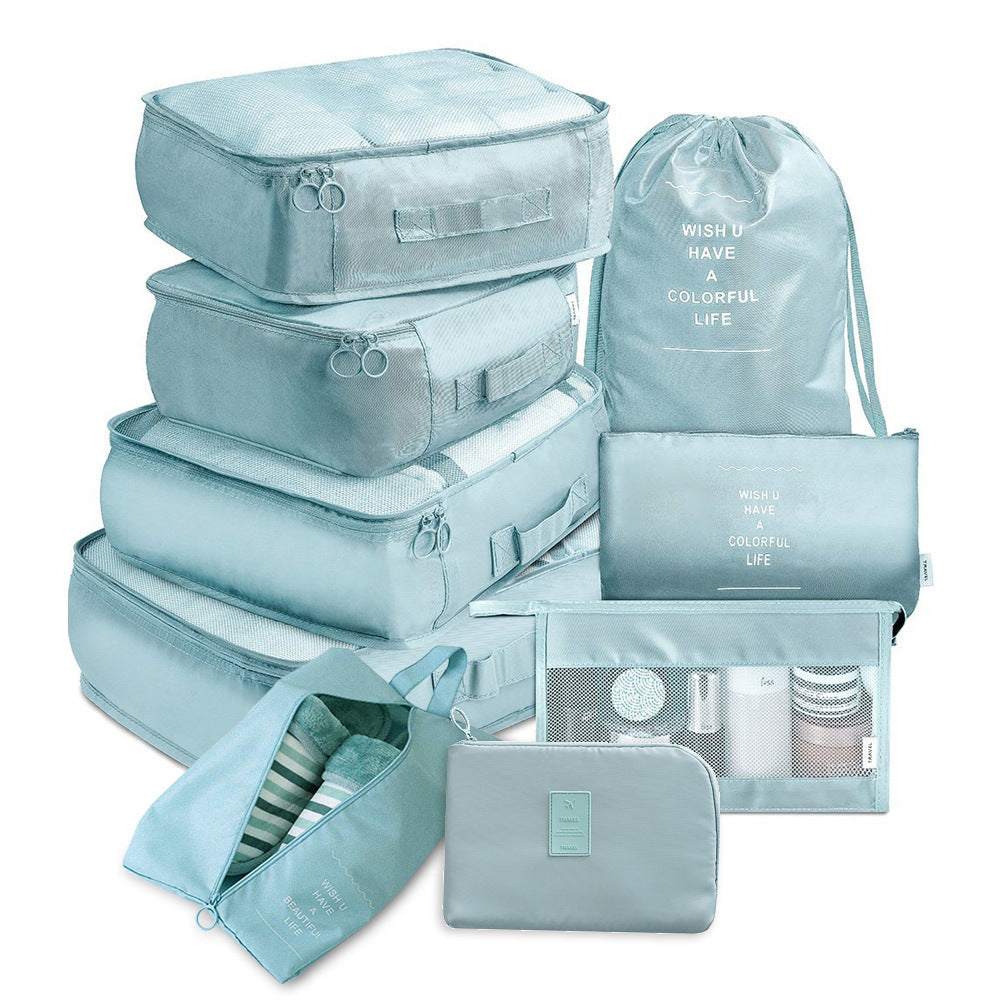 9-teiliges Twill Reise-Organizer-Set – Bild 9 | LuxeStyle