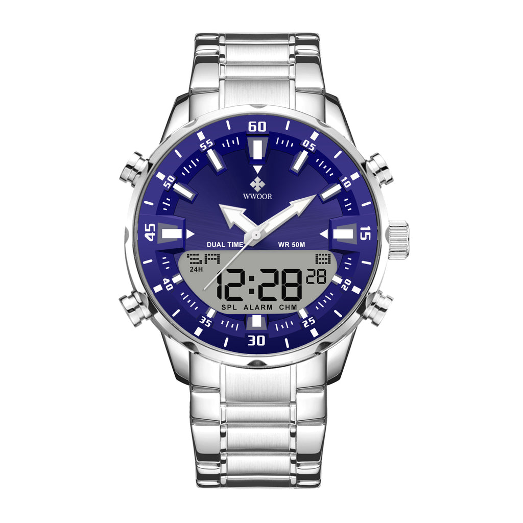 Stylische Herren-Armbanduhr mit Leuchtzifferblatt