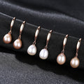 Elegante Ohrhaken mit Perlen
