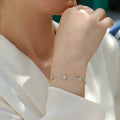 Moissanit Armband aus 925er Sterling Silber