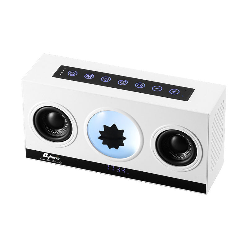 Bluetooth Lautsprecher mit Doppelhorn und RGB-Beleuchtung | LuxeStyle