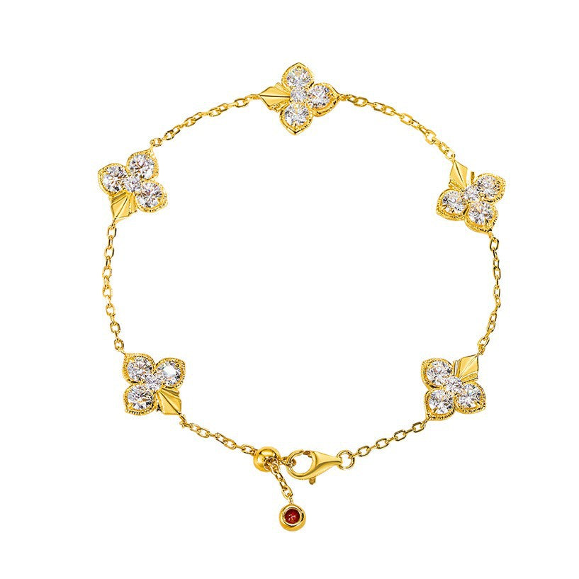 Retro Armband mit Pflaumenblüten-Design | LuxeStyle
