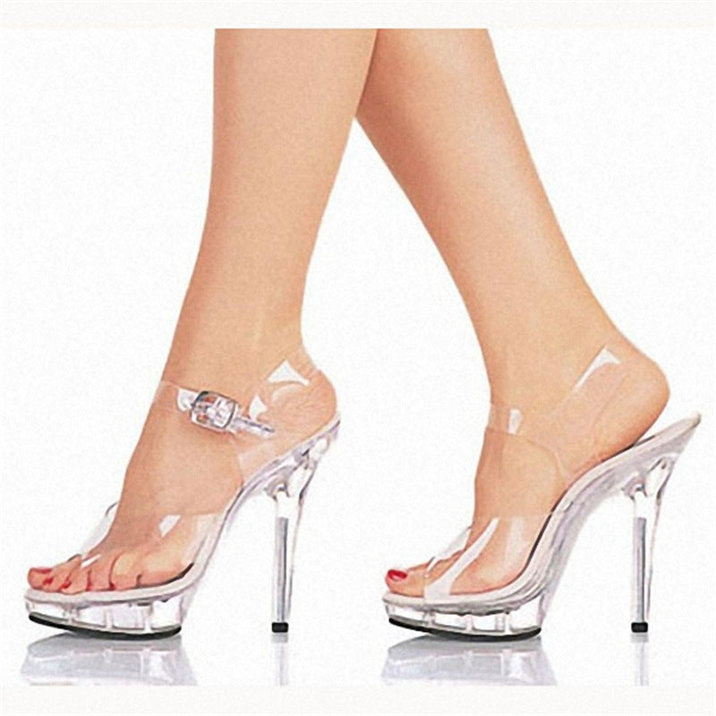 Crystal Plateau-Sandalen – Bild 7 | LuxeStyle