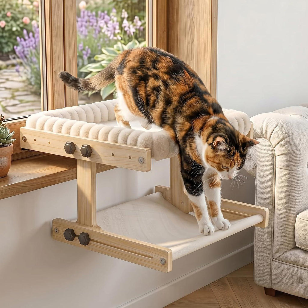 Kratzerfreie Katzen-Lounge mit Bett, gross – Bild 2 | LuxeStyle