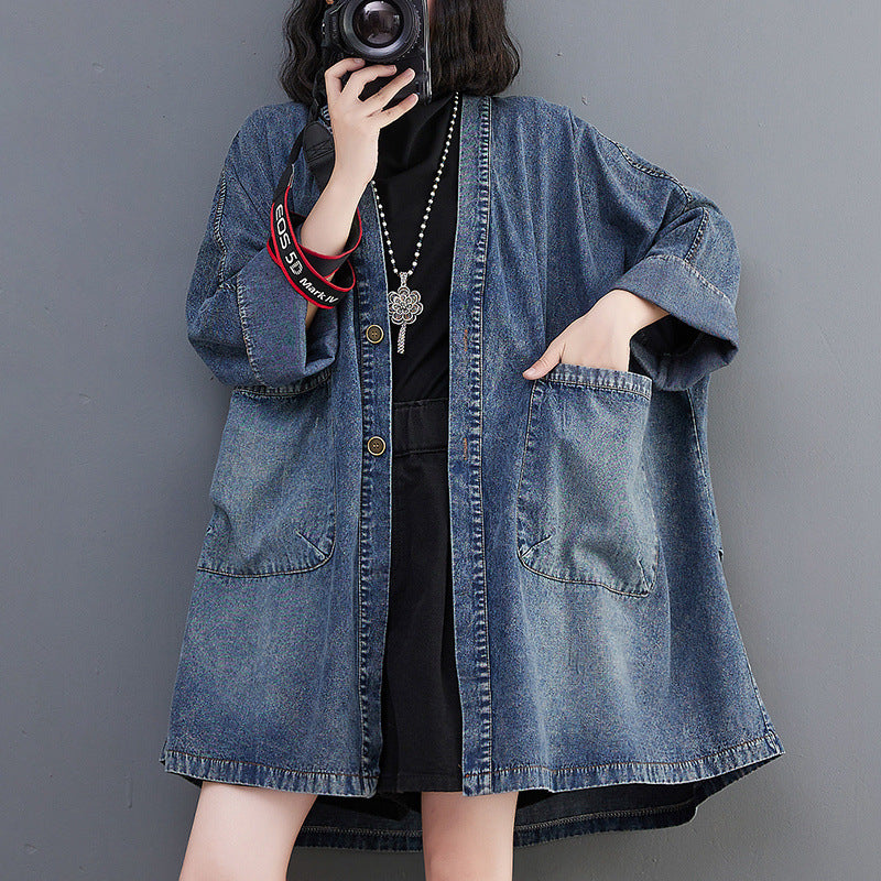 Oversized Trenchcoat aus Baumwolle