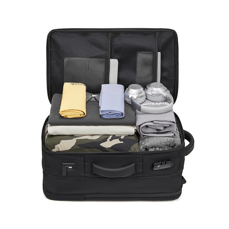 Vielseitiger Business Rucksack mit Kompressionsfunktion – Bild 8 | LuxeStyle