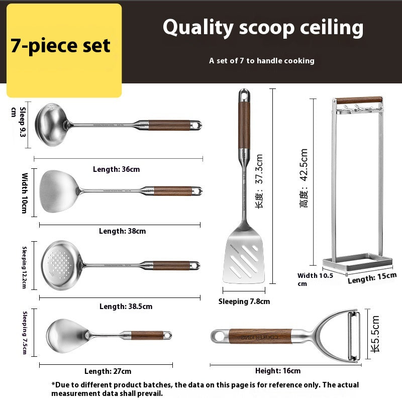 Kochlöffel- & Schöpflöffel-Set mit Palisandergriff