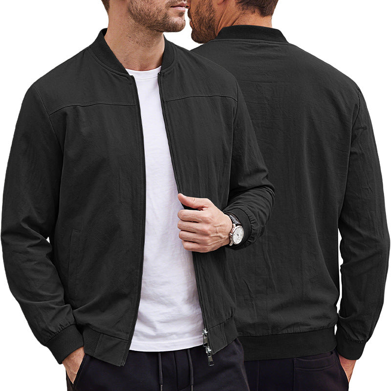 Herren Baseball Sportjacke mit Reissverschluss