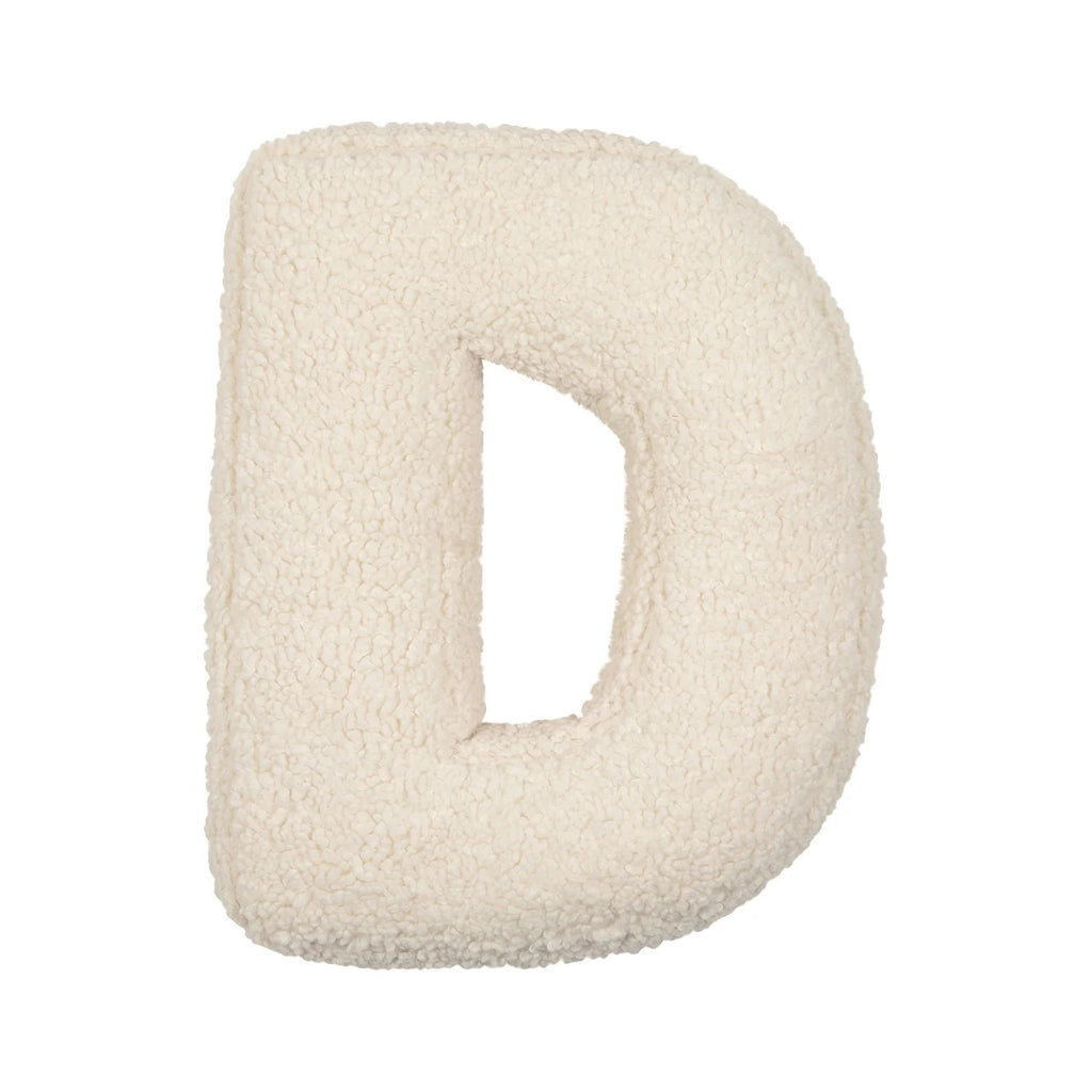 Lammwoll-Kissen Buchstabe Kinder – Bild 1 | LuxeStyle