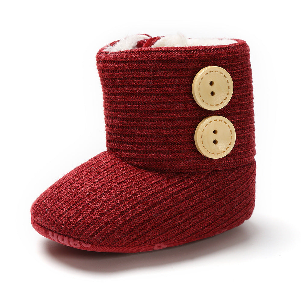 Baby-Winterstiefel aus Baumwolle mit weicher Sohle | LuxeStyle