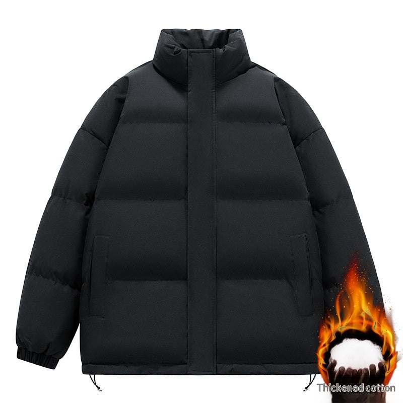 Gefütterte Stehkragen-Jacke für den Winter – Bild 9 | LuxeStyle