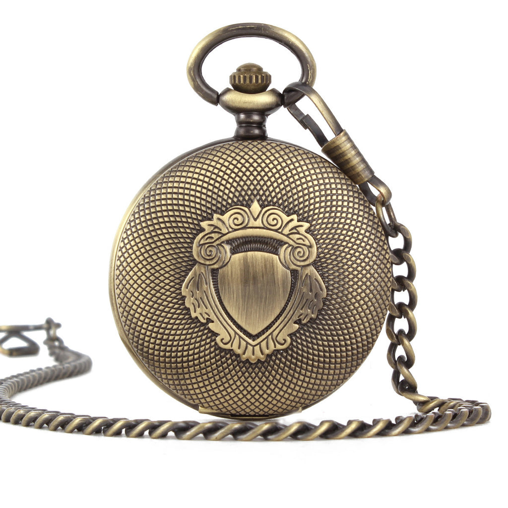 Mechanische Taschenuhr mit Lupe