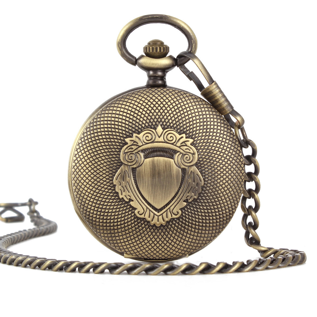 Mechanische Taschenuhr mit Lupe