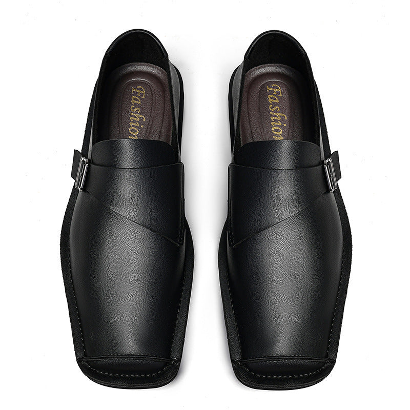 Vintage Leder Slipper für Herren