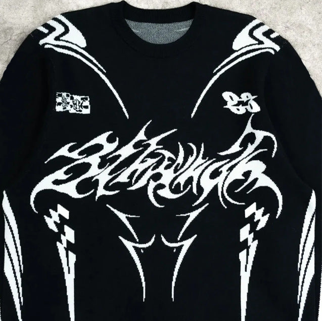 Locker sitzender Rundhals-Pullover