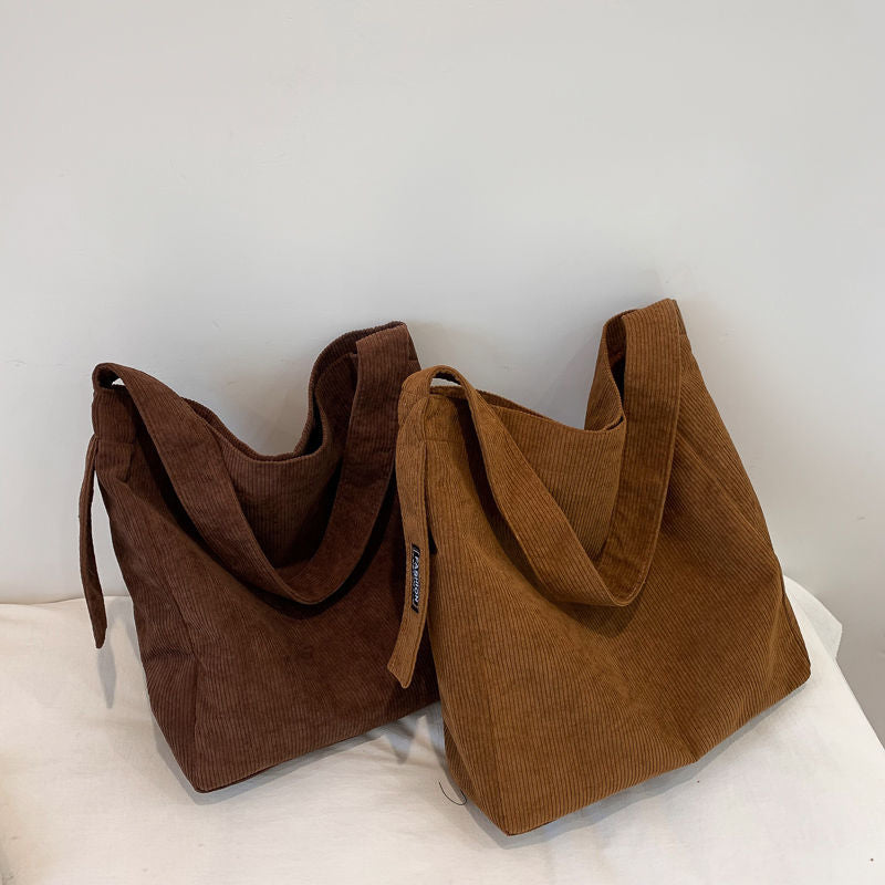 Corduroy Bucket Bag für Studierende – Bild 2 | LuxeStyle