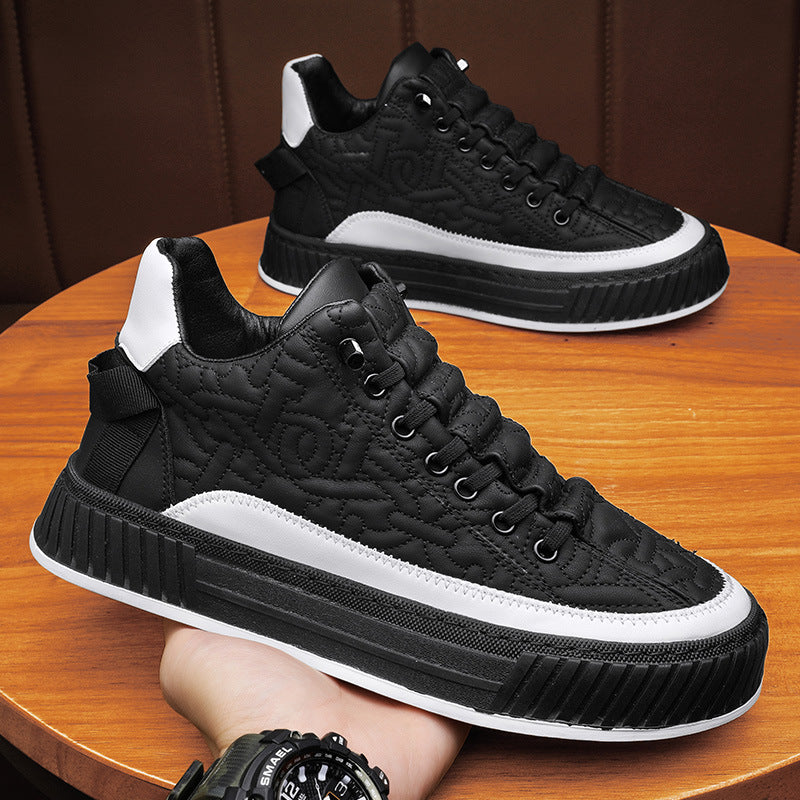Herren Sneaker mit erhöhter Sohle