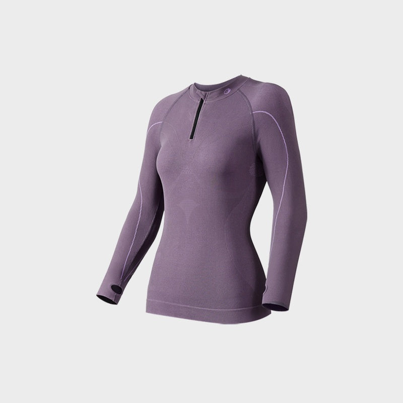 Nahtloses, schnelltrocknendes Baselayer für Herren