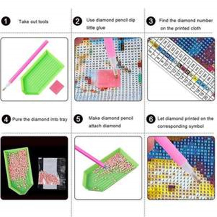 DIY Diamond Painting Set: Weihnachtsposter