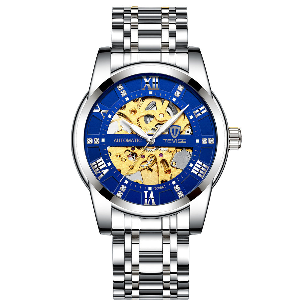 Mechanische Armbanduhr mit Skelett-Design – Ansicht 7