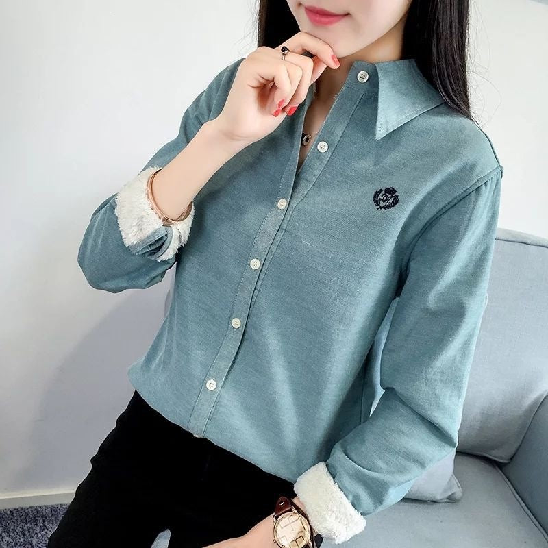 Besticktes Langarmshirt für Damen
