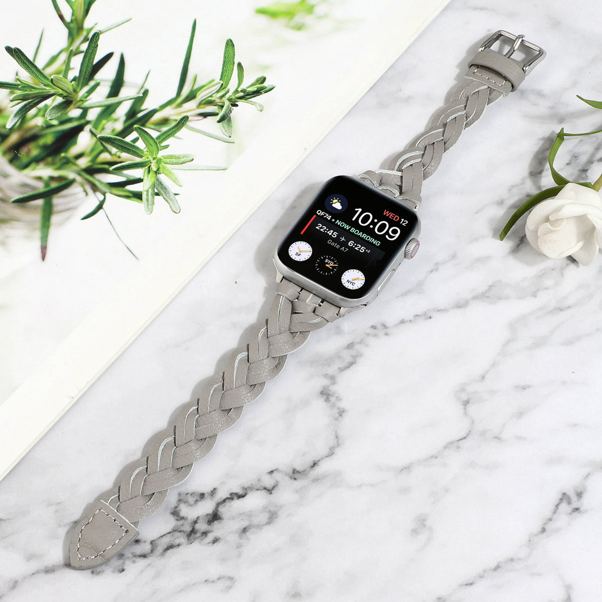 Armband für Smartwatch – geflochten, schmal – Bild 11 | LuxeStyle