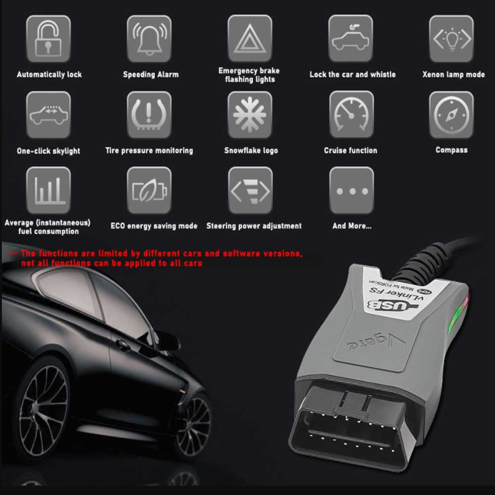 HSMS-CAN OBD2 Diagnosegerät für Ford/Mazda · ELM327
