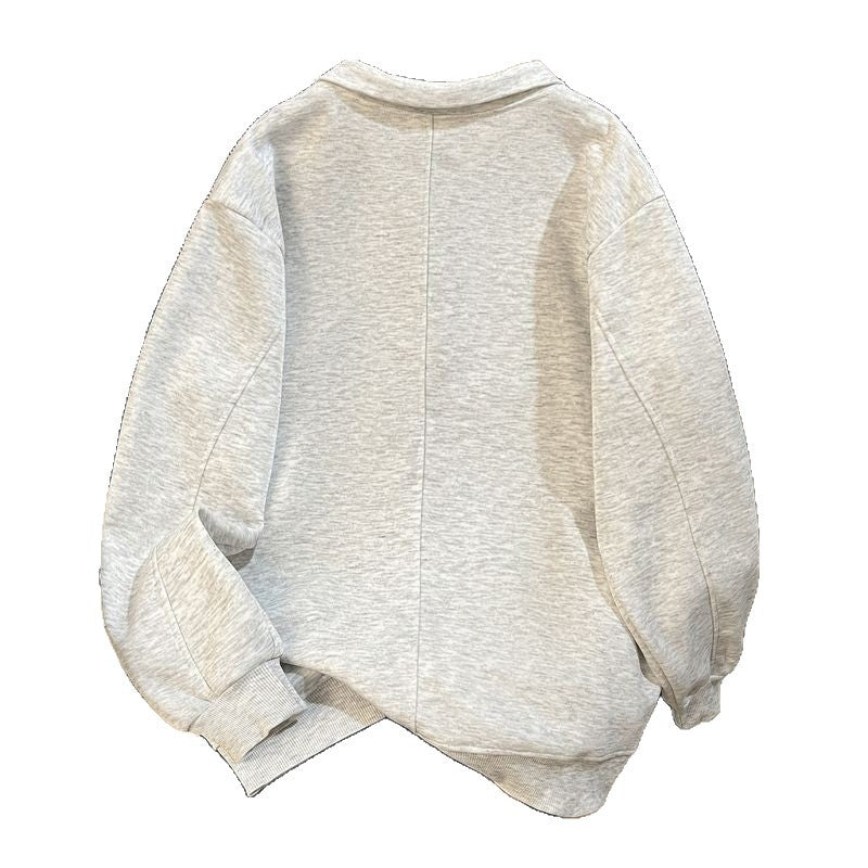 Relaxed Hoodie mit Doppelreissverschluss