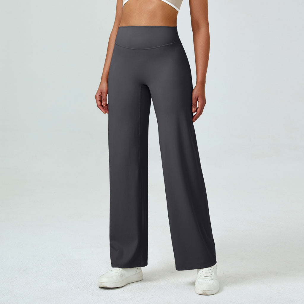 Atmungsaktive Yoga-Hose mit weitem Bein