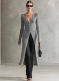 Langer Strick-Cardigan für Damen – Bild 12 | LuxeStyle