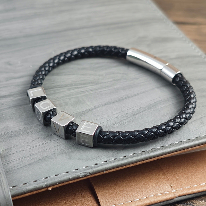 Stahl-Liebesbrief-Armband – Bild 3 | LuxeStyle
