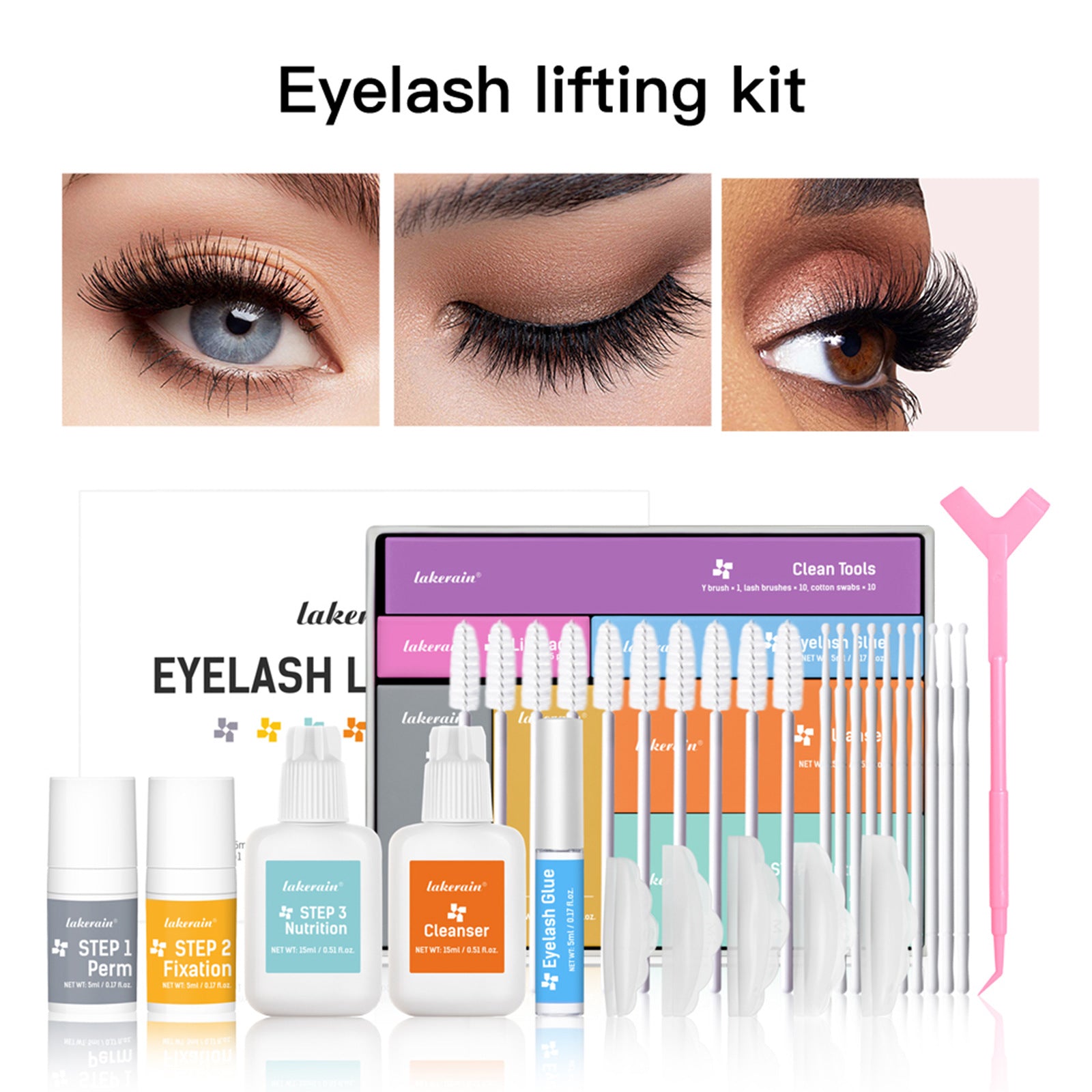Wimpernwelle Keratin Dauerwelle Set