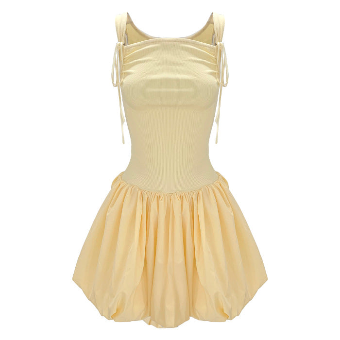 Damen Retro-Kleid mit Print und schmaler Passform