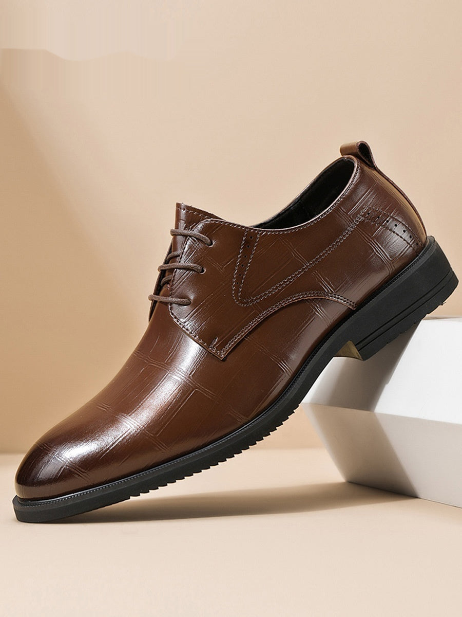 Business-Schnürschuhe aus Kunstleder – Bild 4 | LuxeStyle