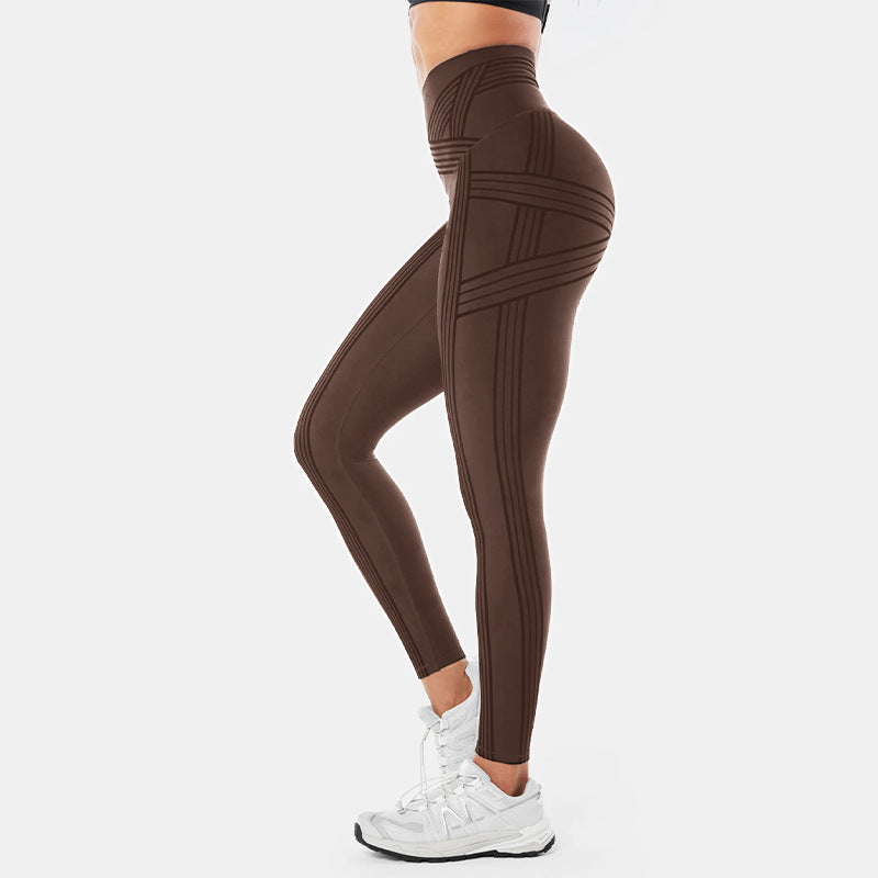 Nahtlose Workout Leggings mit Shaping-Effekt