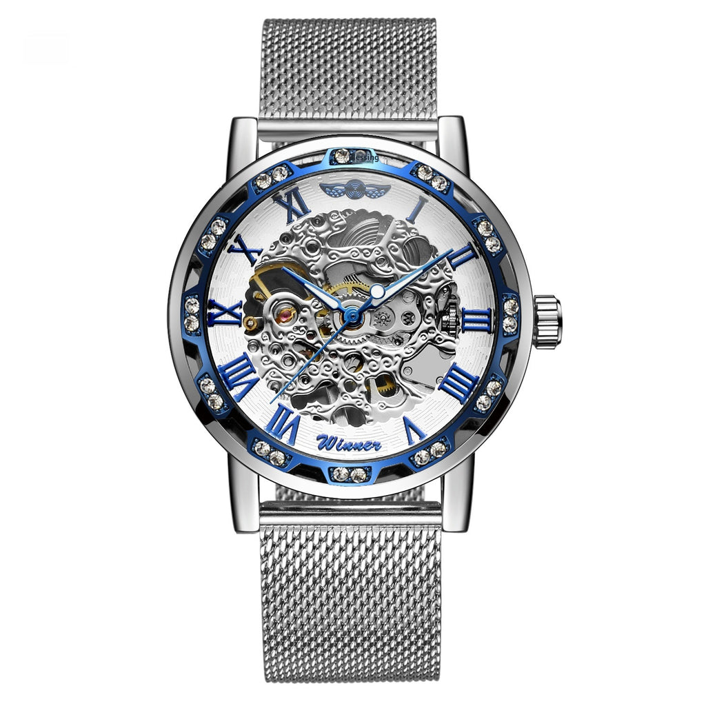 Herren-Mechanik-Armbanduhr