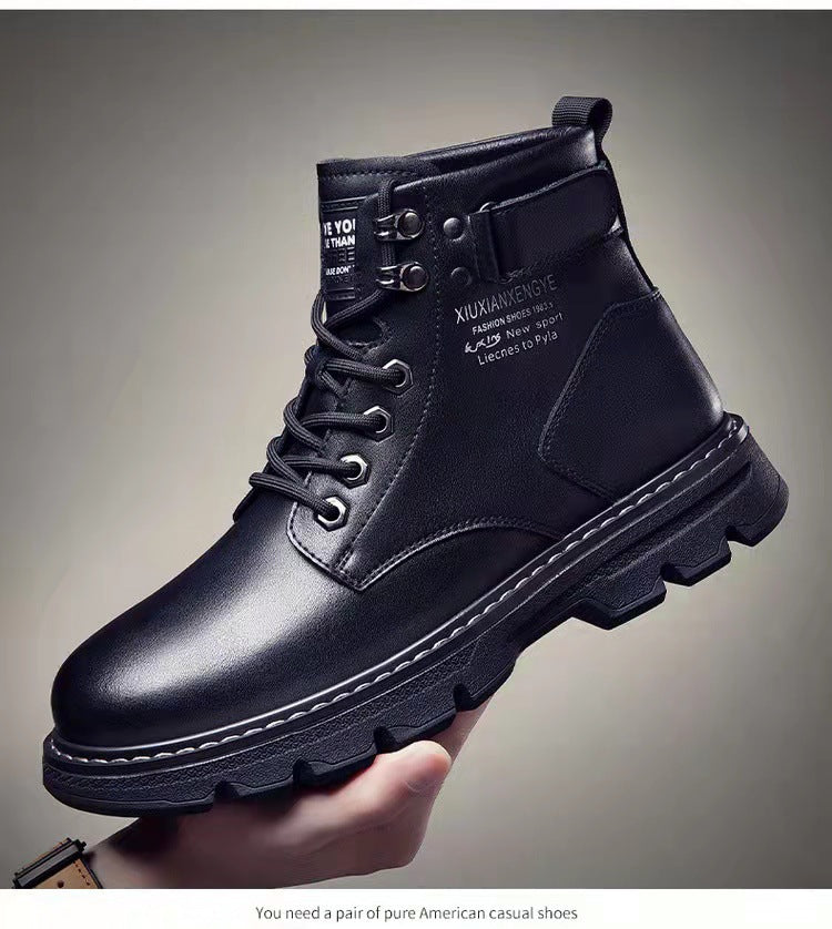 Herren Mid-High Top Korean Style Boots