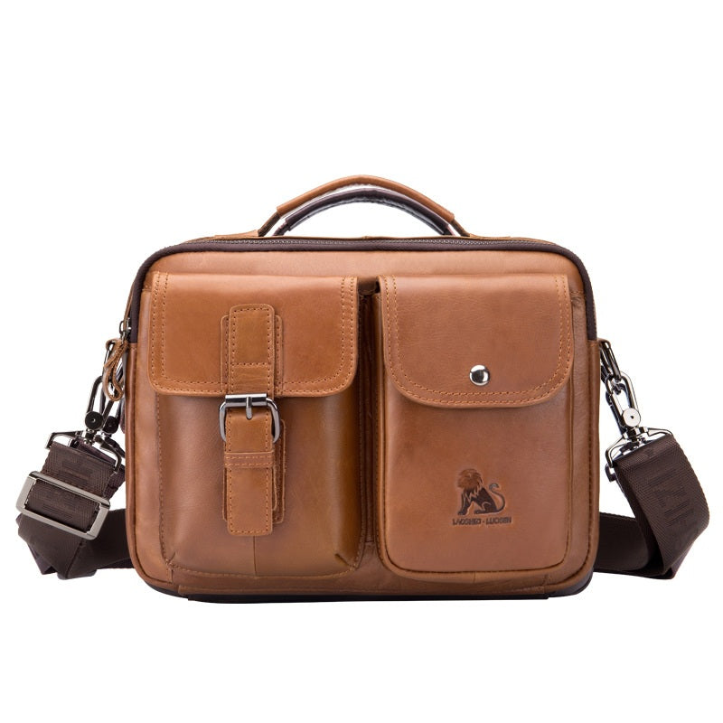Retro‑Tasche aus Kuhleder – grosse Kapazität | LuxeStyle